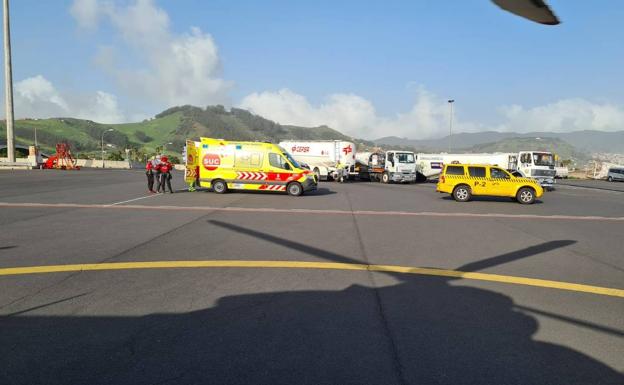 Rescatan a un escalador herido al caer desde varios metros en Tenerife