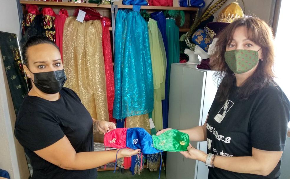 Mascarillas anticovid para los Reyes Magos