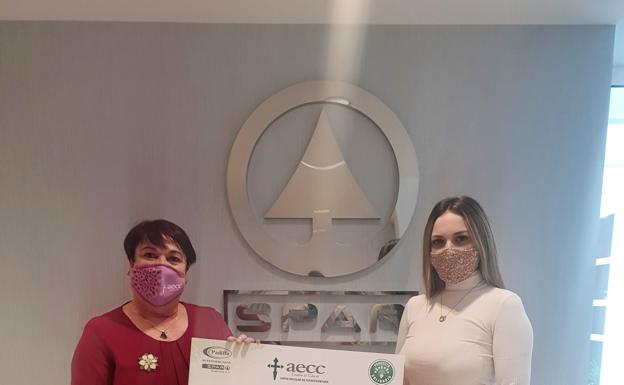 Padilla-SPAR y sus clientes donan 4.200 euros a la AECC y Adivia