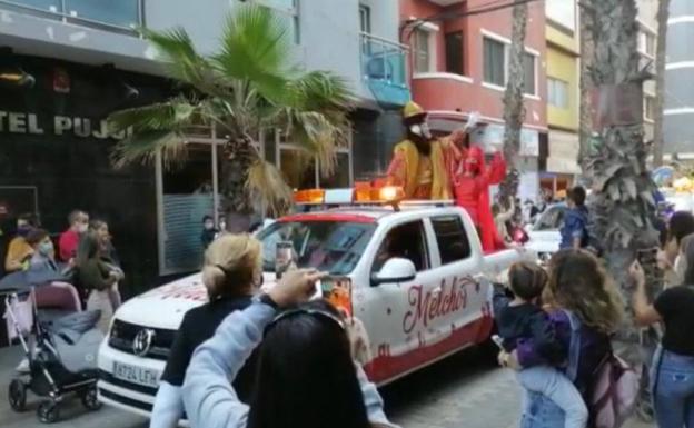 Los Reyes Magos llegan a Las Palmas de Gran Canaria