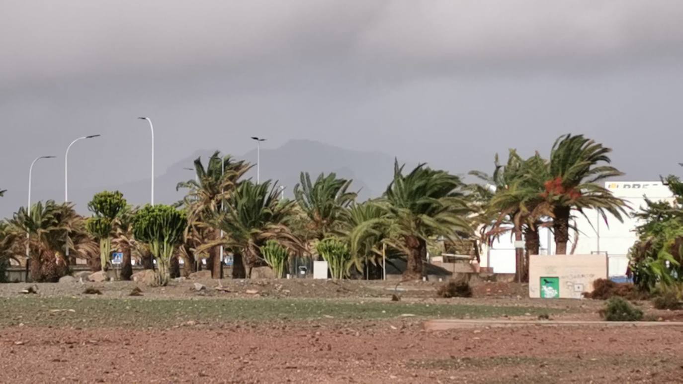 Filomena encapota los cielos de Gran Canaria