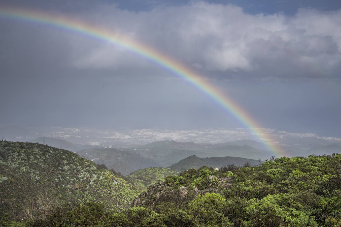 Las mejores imágenes del paso de Filomena por Gran Canaria