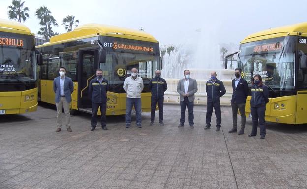 Guaguas incorpora 15 nuevos vehículos de alta capacidad