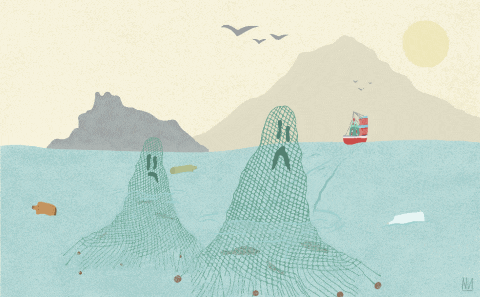 Redes abandonadas: los fantasmas del mar