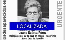 Localizada Juana Suárez, desaparecida en Tacoronte