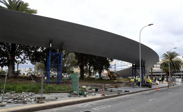 La pasarela Onda Atlántica se abrirá al peatón en febrero tras tres años de obras y parones