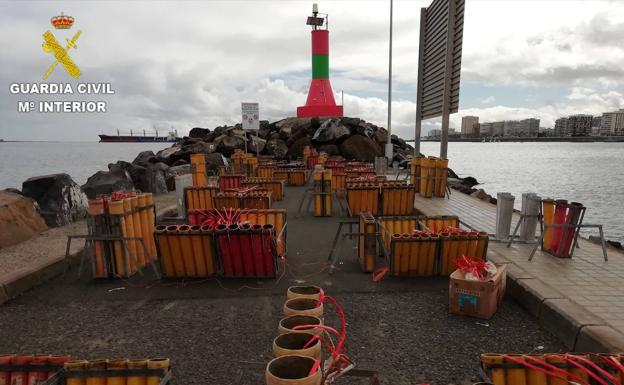 Arranca una campaña de control de la pirotecnia en Las Palmas
