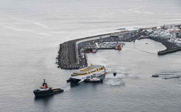 El Puerto de Agaete retoma la normalidad