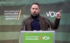 Abascal acusa a la Generalitat de «promover la violencia contra Vox»