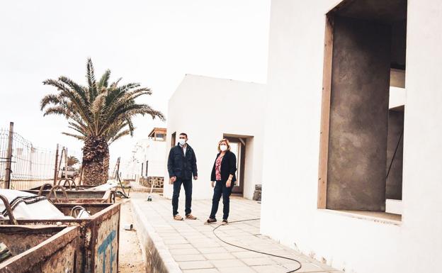 Centro Socio-Cultural de La Graciosa, obras a la vista