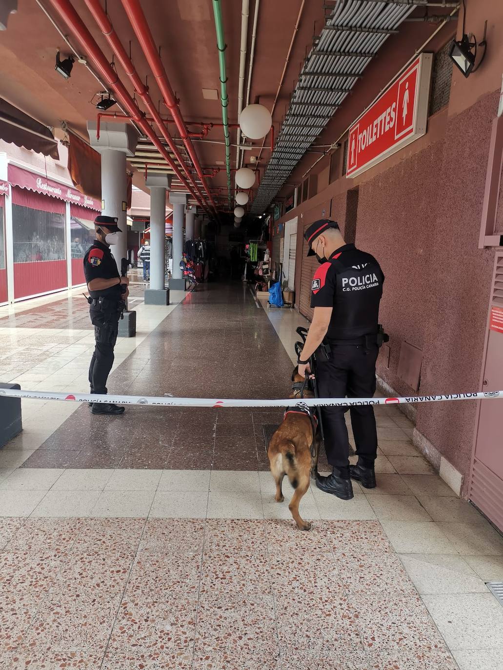 Operativo policial contra las falsificaciones en el sur de Gran Canaria