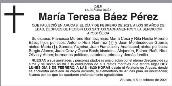 María Teresa Báez Pérez