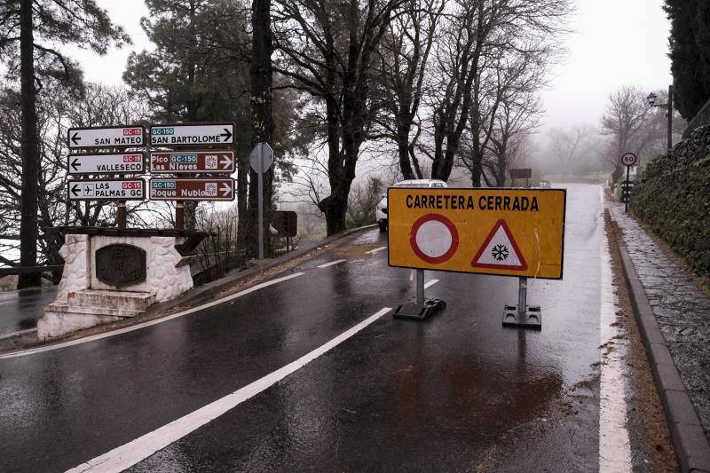 El Cabildo evalúa medidas ante el riesgo de quienes se acercan a ver la nieve
