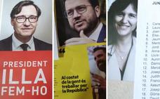 Illa, Aragonès y Borràs, los favoritos para presidir Cataluña