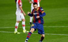 El mejor Messi, y Piqué, que quiere forzar, apuntan al PSG