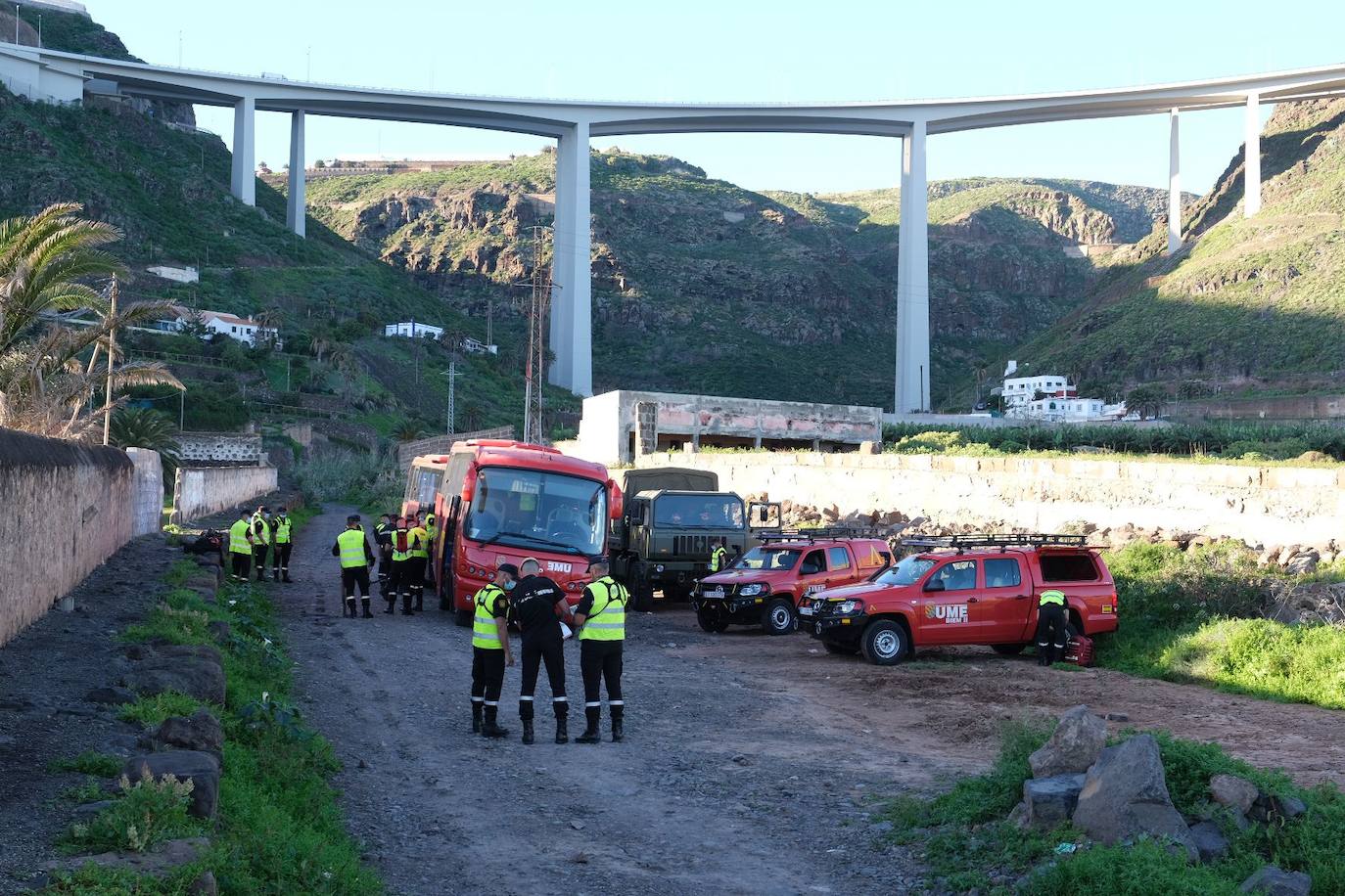 Las imágenes del despliegue en busca de Juani