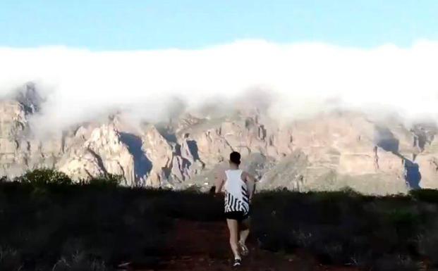 Espectacular anuncio de Adidas en la cumbre de Gran Canaria