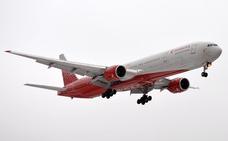 Aterrizaje de emergencia en Moscú de un Boeing 777 que se dirigía a Madrid