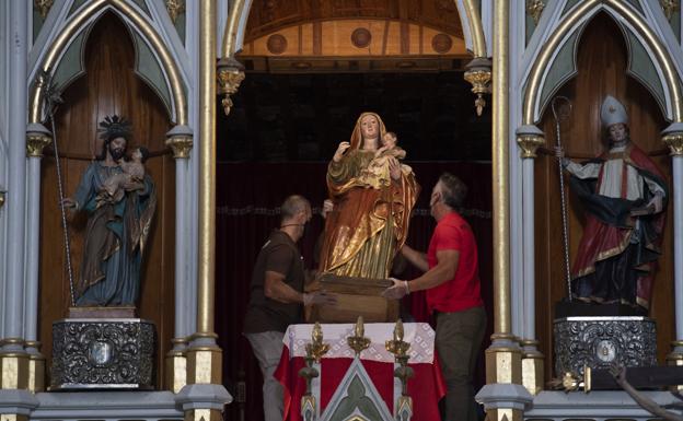 Huérfanos de la Virgen un mes
