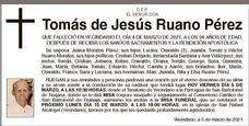 Tomás de Jesús Ruano Pérez