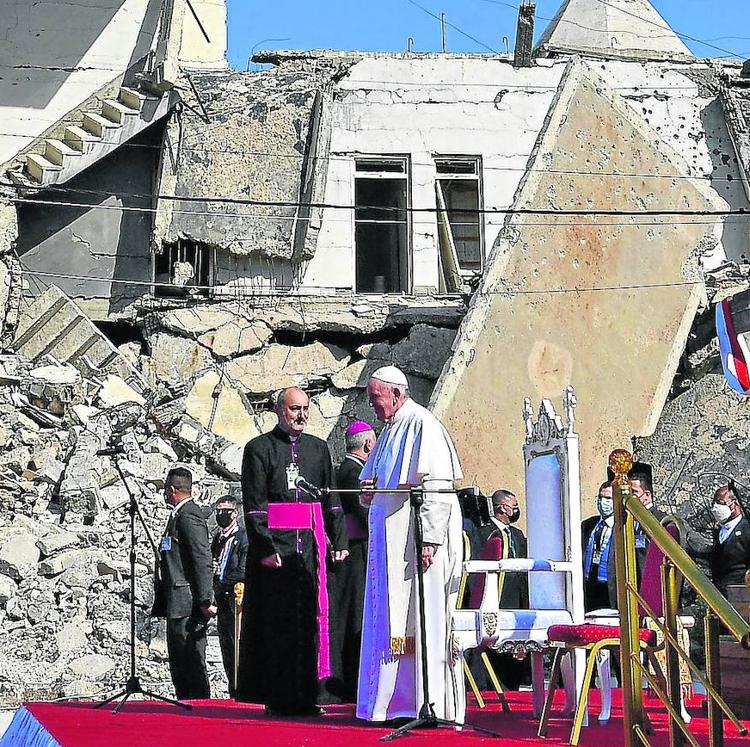 El Papa intenta frenar el éxodo cristiano de Irak desde las ruinas del califato