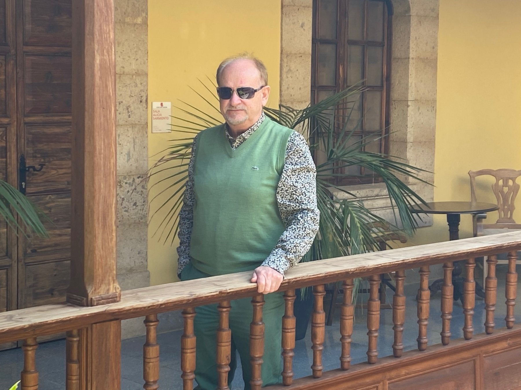 «Para un ciego palpar los cuadros de la Casa de Colón es tocar el cielo»