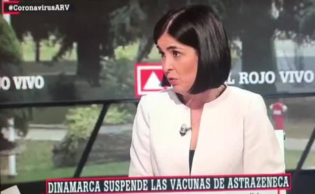 Darias pide «tranquilidad» tras suspender Dinamarca la vacunación con AstraZeneca por casos graves de trombos