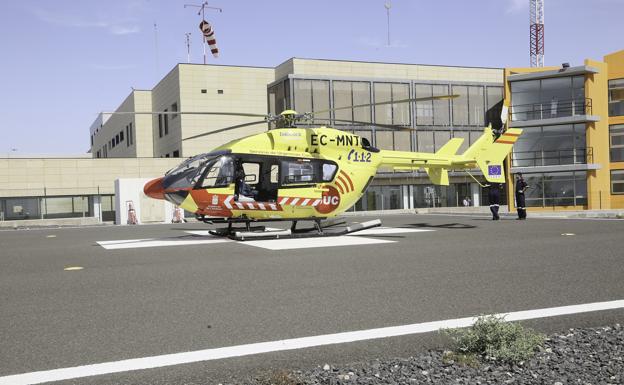 Sanidad veta que Fuerteventura sea base de un helicóptero medicalizado de urgencias