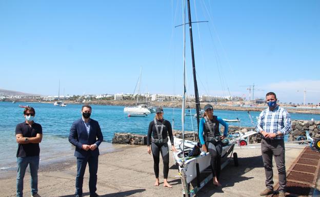 Playa Blanca acoge la clasificación a Tokio de tres clases olímpicas de vela
