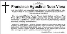 Francisca Agustina Nuez Viera