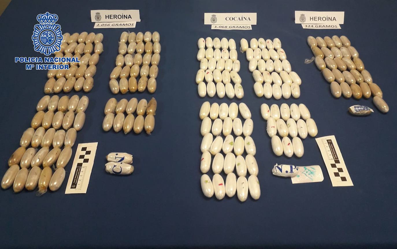 Desarticulada una red internacional que introducía heroína en Canarias