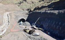 Excavados 1.500 metros en los túneles del nuevo trazado entre Agaete y El Risco