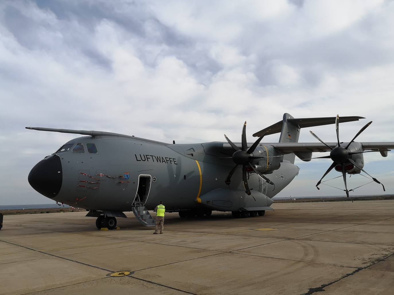 La élite del transporte militar europeo se entrena en Lanzarote