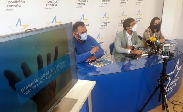 Los consejeros cabildicios de CC reclaman al Gobierno un plan específico de rescate