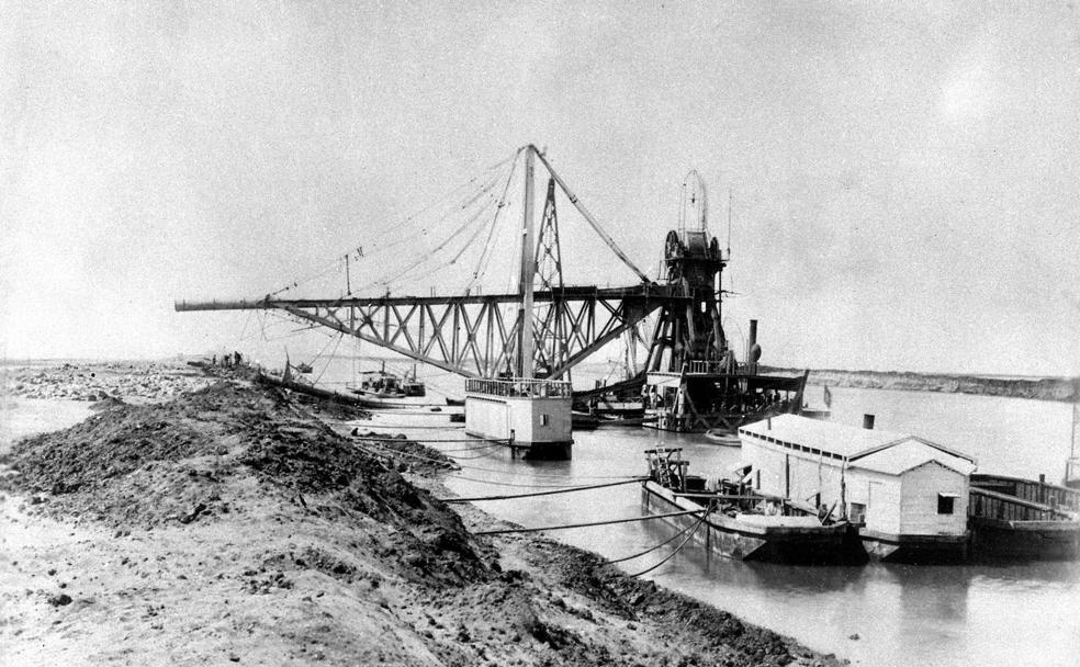Obra faraónica. Imagen de 1869, cuando se inauguró la infraestructura.