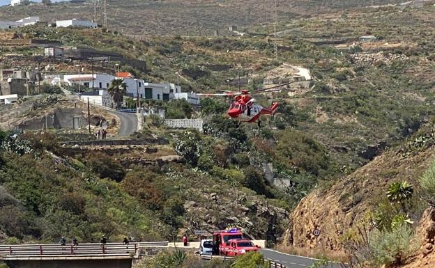 Escalador herido al caer desde 15 metros de altura en Tenerife