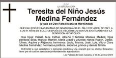 Teresita del Niño Jesús Medina Fdez.