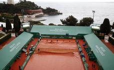 La lluvia fastidia la jornada en Montecarlo, a la espera de Nadal