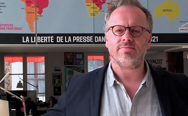 En la imagen, el secretario general de Reporteros Sin Fronteras, Christophe Deloire.