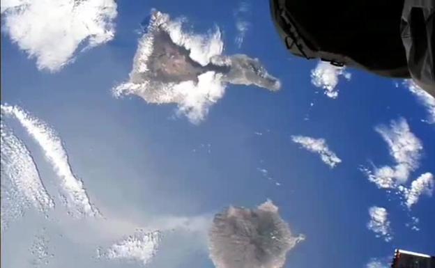 Así luce Canarias desde el espacio