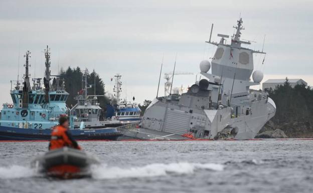 Noruega exculpa a Navantia del hundimiento de una fragata de su Marina