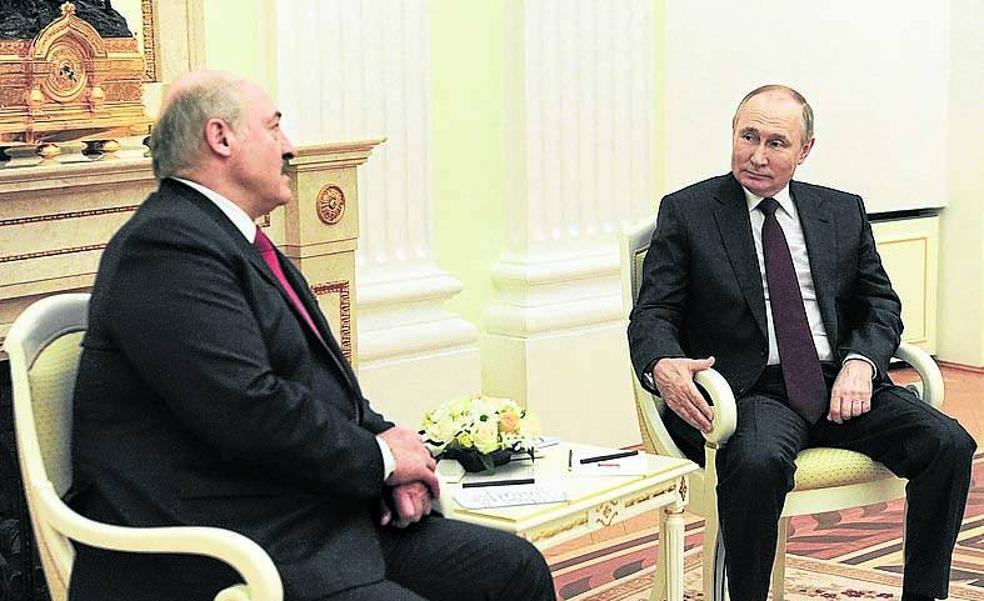 Putin y Lukashenko, juntos otra vez