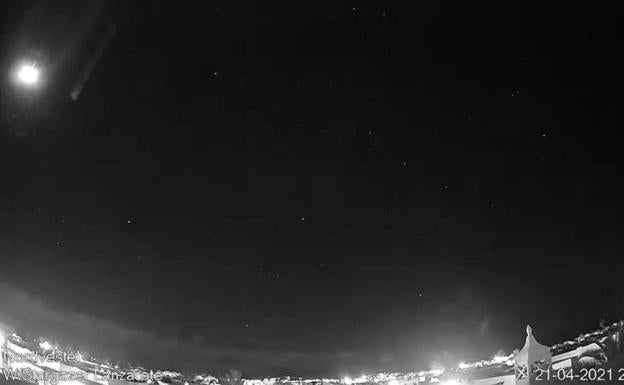Captado otro superbólido y su fulgurante explosión en Lanzarote