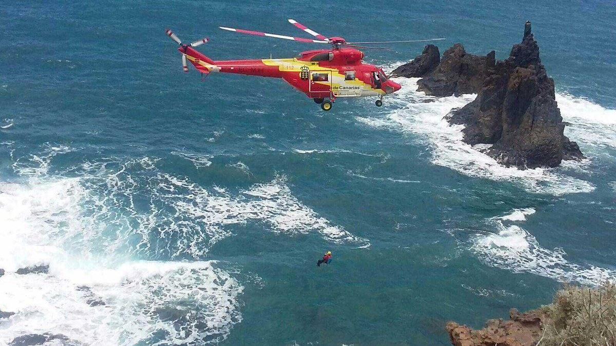 Dos pescadores fallecidos al caer al mar en Fuerteventura