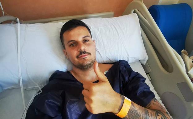 Abián Santana, operado tras el accidente de Portugal