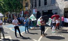 Nueva protesta de los empleados públicos de Santa Brígida