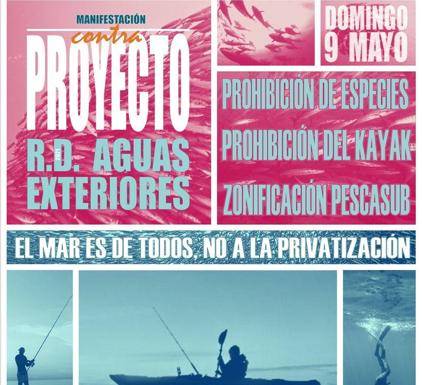 Los pescadores salen a la calle a protestar