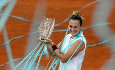 Sabalenka, campeona en Madrid al ganar a la número uno del mundo