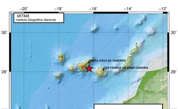 Seísmo de 2 grados en el Volcán de Enmedio