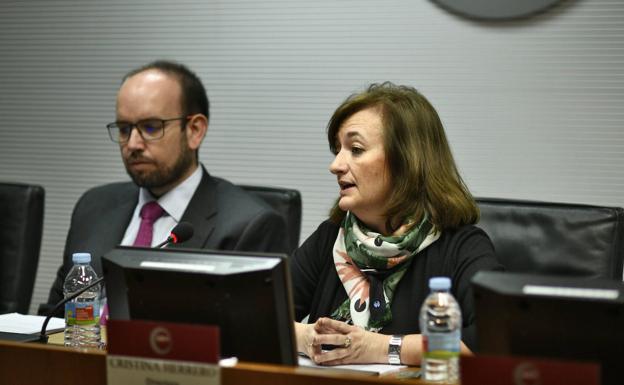 La presidenta de la AIReF, Cristina Herrero.